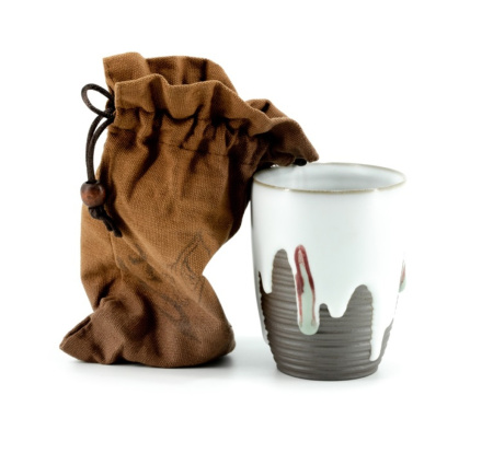 Handmade ceramic bowl "White Crane", 170 ml | 茶杯. Price: ₽2,190 rub.