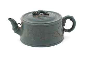 Исинский глиняный чайник "Малахит" мастер Ин Хуаюй, 475 мл. Price: ₽32,550 rub.