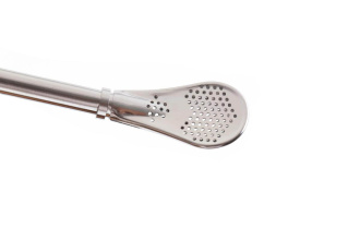 Bombilla for mate (bombilla) metal tube with filter and cleaning brush "Alexander". Price: ₽410 rub.