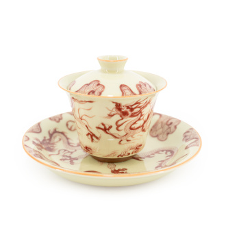 Гайвань фарфоровая с чайным прудом "Водоём дракона". Price: ₽4,970 rub.