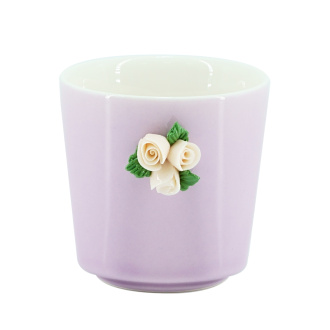 Уцененная пиала авторская "Фиалковая роза" 100 мл | 茶杯. Price: ₽1,870 rub.