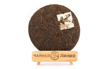 Pressed Rip Pu-erh Tea - Шу пуэр 2017 г. «Цзян синь» завода «Чашуван» 357 г, 