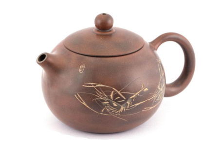 Чайник из циньчжоуской глины «На дне реки», 170 мл.. Price: ₽9,940 rub.