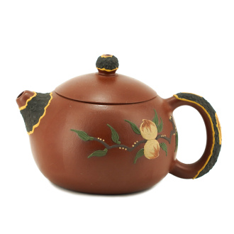 Глиняный чайник "Веточка с ягодами", 250 мл.. Price: ₽7,440 rub.