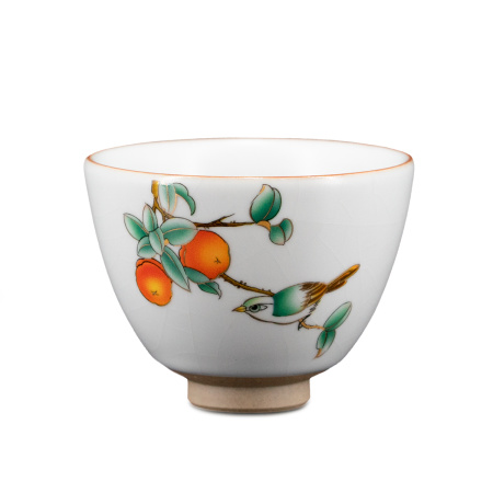 Пиала керамическая "Персики", 95 мл. | 茶杯. Price: ₽2,040 rub.