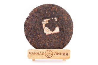 Прессованный шу пуэр - Шу пуэр 2012 г. «Выдержанный аромат» марки «Пагода» завода «Лимин» 357 г, 
