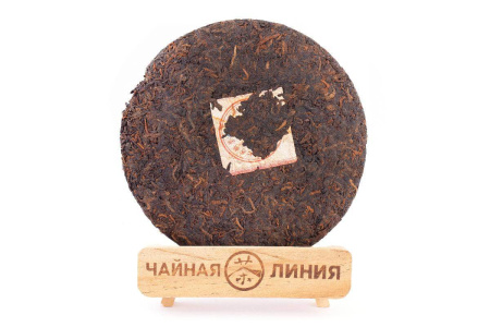 Прессованный шу пуэр - Шу пуэр 2012 г. «Выдержанный аромат» марки «Пагода» завода «Лимин» 357 г, 