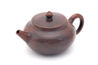 Чайник из исинской глины мастера Линь Ючжэнь «Подводный мир», 200 мл. Price: ₽5,610 rub.