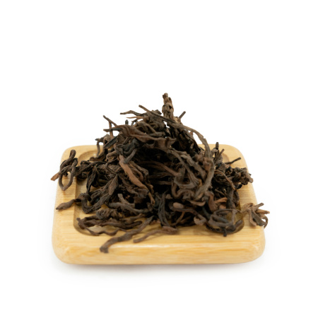 Loose Leaf Pu-erh Tea - Shu Pu'er 2024 Gushu from Laoman'e (Shu pu'er from ancient trees from Lao'man'e, fermented in baskets), 