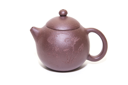 Чайник глиняный «Птичка на лотосе» 285 мл.. Price: ₽3,440 rub.