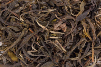 Loose Leaf Pu-erh Tea - Шэн пуэр Маньно Цяому (с прямоствольных деревьев гор Маньно), 
