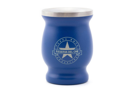 Cobalt Double-Walled Metal Mate Calabash, 110ml. Price: ₽2,030 rub.