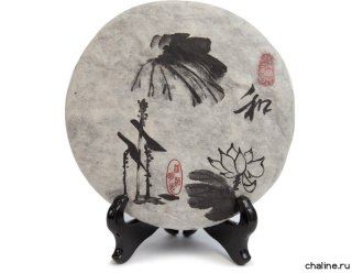 Pressed Raw Pu-erh Tea - Шэн пуэр 2013 г. завода «Мэнхай хэкан» марки «Юнчатан», 357 г