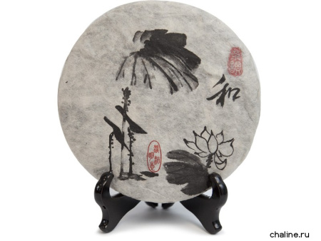 Pressed Raw Pu-erh Tea - Шэн пуэр 2013 г. завода «Мэнхай хэкан» марки «Юнчатан», 357 г, 