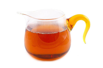 Glass chahai with a yellow handle, 480 ml. Price: ₽1,920 rub.