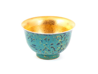 Porcelain bowl "Mayan Treasure" with gilding, 110 ml. | 茶杯. Price: ₽27,120 rub.