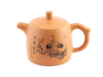 Чайник из исинской глины «Журавлиная песня», 290 мл.. Price: ₽3,340 rub.