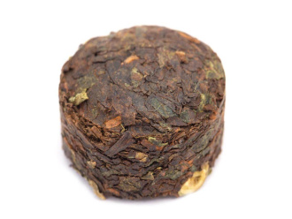 Pressed Rip Pu-erh Tea - Шу пуэр «Номисян» в маленьких гнёздах, 