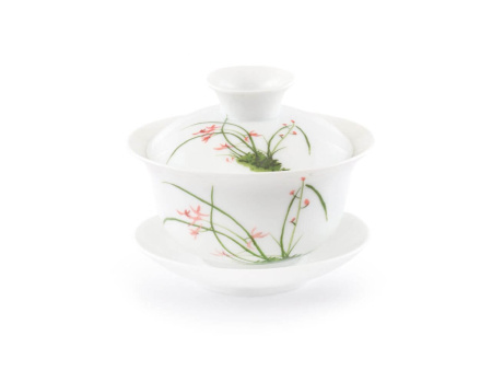 Уценённая гайвань фарфоровая "Полевые цветы", 165 мл. Price: ₽1,230 rub.