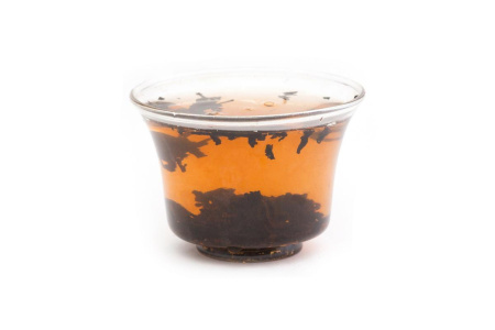 Pressed Rip Pu-erh Tea - Шу пуэр 2016 г. «Красное пламя» марки «Кайшуньхао» 357 г, 
