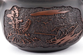 Чайник из Цзяньшуй «Рыбалка на реке Тачун». Price: ₽14,200 rub.