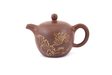 Чайник из гуансишной глины «В пруду», 225 мл.. Price: ₽10,700 rub.