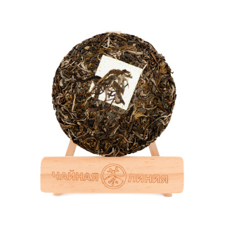 Chaline Pu-erh Tea - Шэн пуэр со старых деревьев гор Цзинмай марки "Чайная Линия" 200 г., 