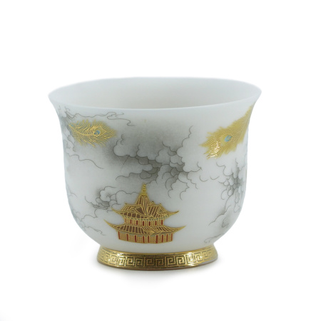 Porcelain bowl "Fiery bird", 100 ml. | 茶杯. Price: ₽4,340 rub.