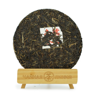 Pressed Raw Pu-erh Tea - Шэн пуэр 2019 г. "Чайный король из Наньно" завода Чжоуши 357 г, 