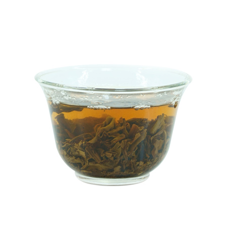 Pressed Raw Pu-erh Tea - Шэн пуэр 2009 г. "ИУ Чжэн Шань" завода "Шесть великих чайных гор" 357 г, 