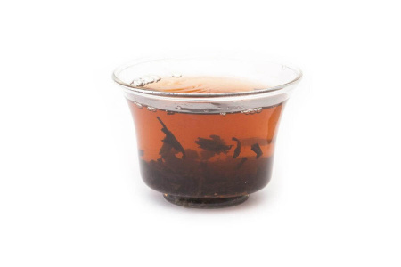 Pressed Rip Pu-erh Tea - Shu Puer 2005 "Tea King's Court" from the Zhoushi factory, 357 g, 