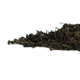 Dark Tea (Hei cha) - Любао 2015 года рассыпной в бамбуковой корзине, 500 г, 
