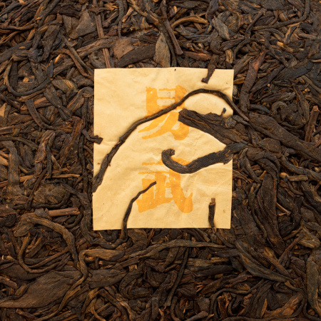 Pressed Raw Pu-erh Tea - Sheng Pu-erh 2006 from Yiwu Mountains 357 g, 