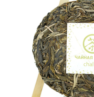 Pressed Raw Pu-erh Tea - Шэн пуэр со старых деревьев деревни "Лаобаньчжан" марки "Чайная Линия" 100 г, 