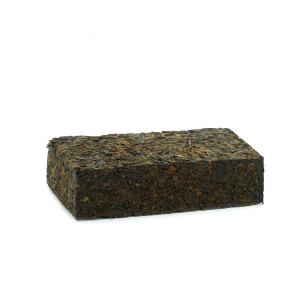 Pressed Rip Pu-erh Tea - Shu puer 2013 "Bulan gunting" Zhoushi plant brick 100 g, 