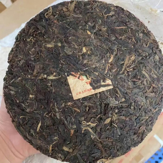 Pressed Raw Pu-erh Tea - Шэн пуэр 2007 "T801" завода "Тулинь" 380 г, 