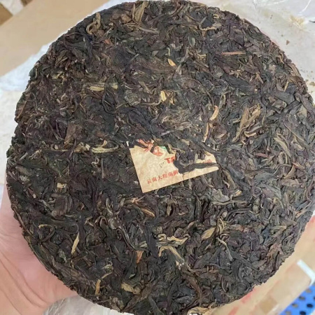 Pressed Raw Pu-erh Tea - Шэн пуэр 2007 "T801" завода "Тулинь" 380 г, 