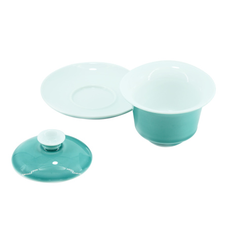 Gaiwan "Azure-gray", 110 ml. Price: ₽1,920 rub.