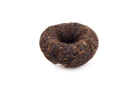 Pressed Rip Pu-erh Tea - Shu puer 2018 "Lux" brand "Pine and Crane" factory "Xiaguan" nest 100 g, 