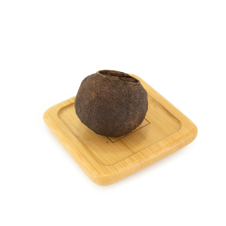 Chaline Pu-erh Tea - Шу пуэр 2024 г. "Лаоманьэ дашу" (Большие деревья из Лаоманьэ) ферментация в корзинах, 