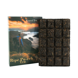 Pressed Rip Pu-erh Tea - Шу пуэр Travel tea "Ripe puerh tea", 70 г., 