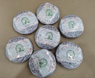 Dark Tea (Hei cha) - Любао 1995 года "Три журавля" марки "Сань Хэ" 250 гр, 