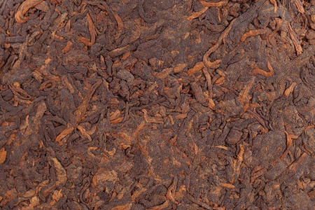 Pressed Rip Pu-erh Tea - Shu Puer 2018 “Peacock Melody” from Chashuwan plant 357 g, 