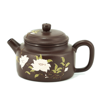 Глиняный чайник "Белые цветы". Price: ₽7,500 rub.