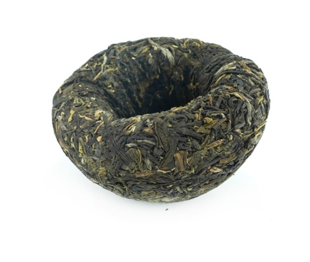 Pressed Raw Pu-erh Tea - Sheng Pu'er 2020 Qicai Fenghuang plant nest 100 g, 