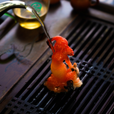 Чайная игрушка меняющая цвет "Оранжевая русалка". Price: ₽1,270 rub.