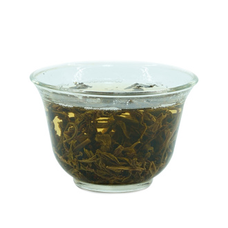 Pressed Raw Pu-erh Tea - Шэн пуэр 2021 г. "Таинственное место" завода "Юнфа" 357 г, 