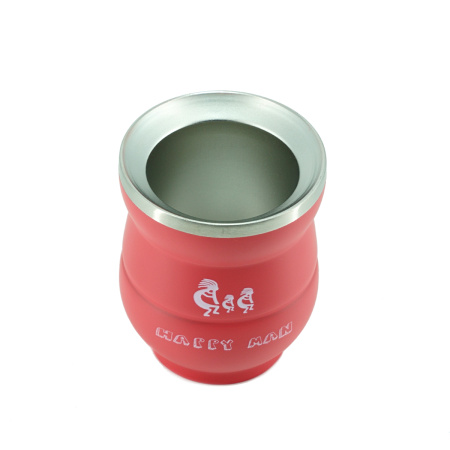 Double-walled metal mate calabash "Coral", 150 ml.. Price: ₽3,780 rub.