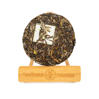 Pressed Raw Pu-erh Tea - Шэн пуэр "Старые товарищи" марки "Чайная Линия" 200 г, 