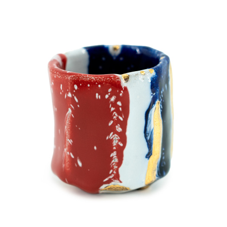 Sino ceramic bowl "Another Dimension" by master Huang Ronghua, 60 ml | 茶杯. Price: ₽20,470 rub.